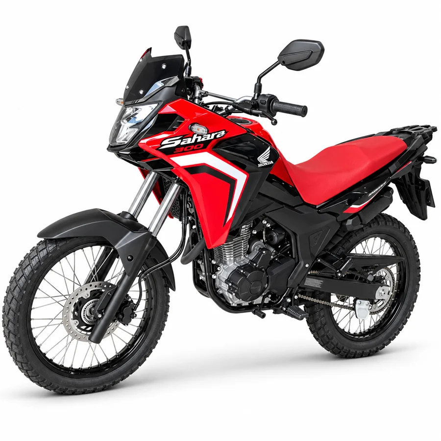 Honda Sahara 300 em destaque no catálogo da Tosi Motos